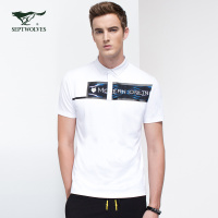 七匹狼旗下彼尔达姆夏季短袖T恤青年潮男时尚休闲翻领T恤POLO衫