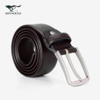 七匹狼皮带腰带2018年男士腰带商务时尚百搭休闲男士皮带自动扣302(深咖啡)