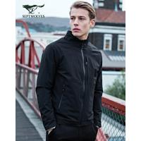 七匹狼运动外套男夹克秋冬防寒防风防泼水男装轻薄立领单茄克