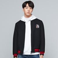 七匹狼旗下圣沃斯2018新品青年男士时尚休闲棒球领夹克男装外套_2