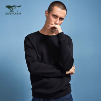 七匹狼旗下圣沃斯系列卫衣男士时尚套头卫衣秋季新款长袖卫衣_1
