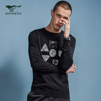 七匹狼旗下圣沃斯系列毛衫2017秋季新款青年男士套头针织衫男装_1