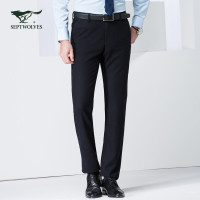 七匹狼休闲裤春季经典百搭混纺休闲裤男装4025630