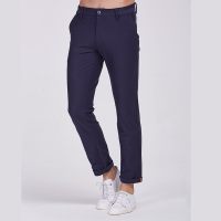 【专柜同款】七匹狼SWJEANS全棉纯色简约直筒长裤合体修身弹力针织休闲裤男