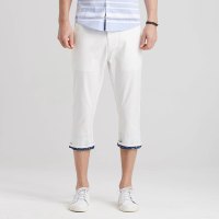 七匹狼swjeans潮牌男装男士七分裤青年直筒裤子夏季新款韩版男裤商场同款