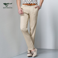 Septwolves七匹狼2016夏季直筒长裤男士休闲裤_3