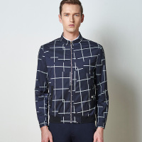 七匹狼夹克衫春装新款中年休闲爸爸春秋男士男款春季外套男装