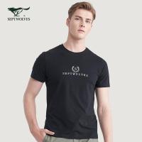 七匹狼短袖T恤男士 2019夏季圆领半袖男生莫时尚潮男装T恤衫