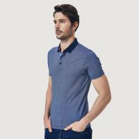 七匹狼翻领短袖T恤2019夏季青年日常休闲翻领T恤舒适透气