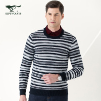 七匹狼长袖羊毛衫1D1670202534