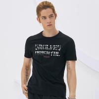 七匹狼旗下圣沃斯短袖男士T恤夏季衣服男韩版半袖潮流圆领T恤潮牌_1