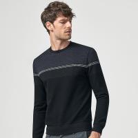 七匹狼卫衣男士2019夏季新款休闲圆领长袖套头外套男装薄款潮流秋