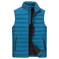 七匹狼羽绒背心冬季纯色保暖羽绒背心男装正品羽绒服