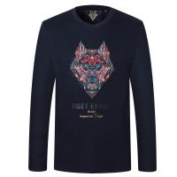【七匹狼狼文化】长袖T恤 秋冬新款 男士休闲印花长袖T恤 6018622