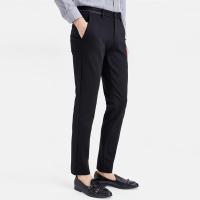 七匹狼休闲裤男士2019秋季新款纯色时尚休闲潮修身韩版百搭裤子