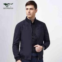 3折价262.5七匹狼 薄棉棒球领单茄克中青年男士 商务时尚夹克外套男_5