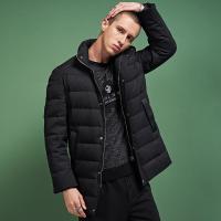 七匹狼旗下圣沃斯系外套2017冬季青年男士时尚羽绒外套