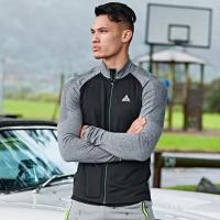 七匹狼夹克户外运动立领梭织针织百搭休闲夹克衫