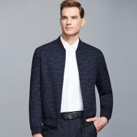 七匹狼夹克男2019秋季新款男士时尚商务茄克衫个性潮流休闲棒球服