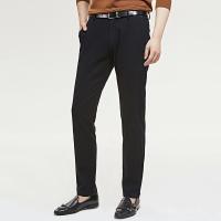 七匹狼休闲裤男士2019秋季新款中青年直筒商务休闲宽松潮流男裤厚