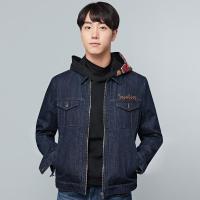 七匹狼旗下圣沃斯牛仔外套秋冬青年男潮流时尚休闲夹克