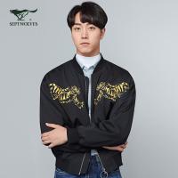 七匹狼旗下圣沃斯男装夹克秋季新款时尚休闲青年jacket男外套