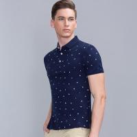 七匹狼短袖T恤 男夏季青中年时尚翻领Polo衫休闲男装潮