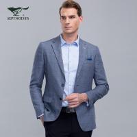 Septwolves七匹狼秋季标准外套青年韩版常规男士西服