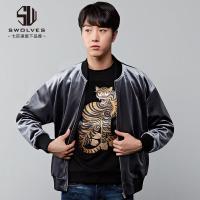 七匹狼夹克秋季新款茄克衫