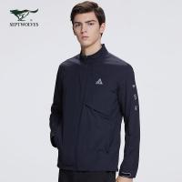 N七匹狼运动户外皮肤风衣 2020春短款立领轻薄锦纶外套