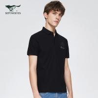 七匹狼T恤男2020夏季新款男士翻领短袖POLO衫纯棉时尚男装衣服潮