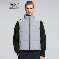 立领羽绒马甲005(浅灰)185/104A