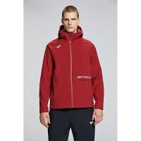 七匹狼运动夹克外套男士2020秋冬户外梭织加绒茄克连帽机能男装