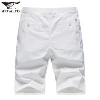 七匹狼短裤2020夏季新款潮流休闲直筒工装五分裤宽松薄款裤子男