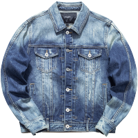 七匹狼旗下16N官方16EMENORD男休闲时尚潮流款牛仔外套