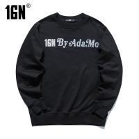 16N官方16EME NORD男休闲时尚潮流宽松卫衣舒适显瘦宽松上衣黑/红