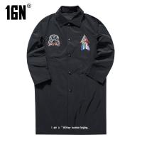 16N官方16EME NORD男休闲时尚潮流款中长款风衣外套青春流行款