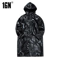 16N官方16EME NORD男休闲时尚潮流中长款风衣外套青春流行宽松