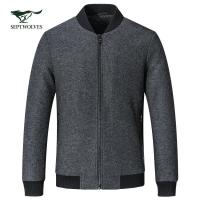 Septwolves七匹狼秋季美式休闲外套长袖外穿男士夹克