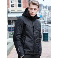 七匹狼2020新款羽绒服时尚休闲男士可脱卸帽短款羽绒服外套男