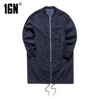 七匹狼旗下16N官方16EME NORD男休闲时尚潮流中长款衬衫休闲青春流行风衣