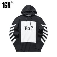 七匹狼旗下16N官方16EME NORD男休闲时尚潮流款宽松针织衫青春流行圆领上衣连帽