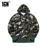 七匹狼旗下16N男装官方16EME NORD男休闲时尚潮流款卫衣宽松迷彩带帽