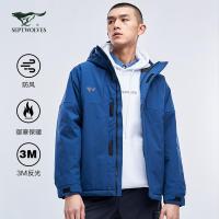 七匹狼棉服男士2020秋冬新款时尚保暖防风带帽棉衣男装外套