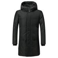 七匹狼羽绒服男士2019秋冬新款青年中长款连帽休闲时尚冬装外套潮