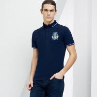 A【清仓】短袖T恤夏翻领时尚休闲潮流百搭polo男上衣官方正品修身