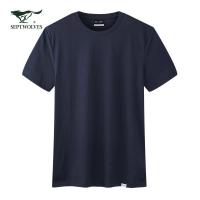 七匹狼短袖T恤男士2020夏季时尚潮流纯色多彩短袖上装男QZ