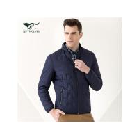 七匹狼羽绒服立领加厚羽绒外套