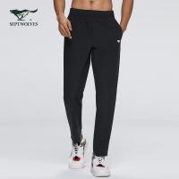 七匹狼休闲裤男2020春季新款青年男士修身运动长裤休闲男裤裤子QZ