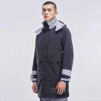 七匹狼运动风衣男士2020秋季撞色加棉上衣保暖运动外套